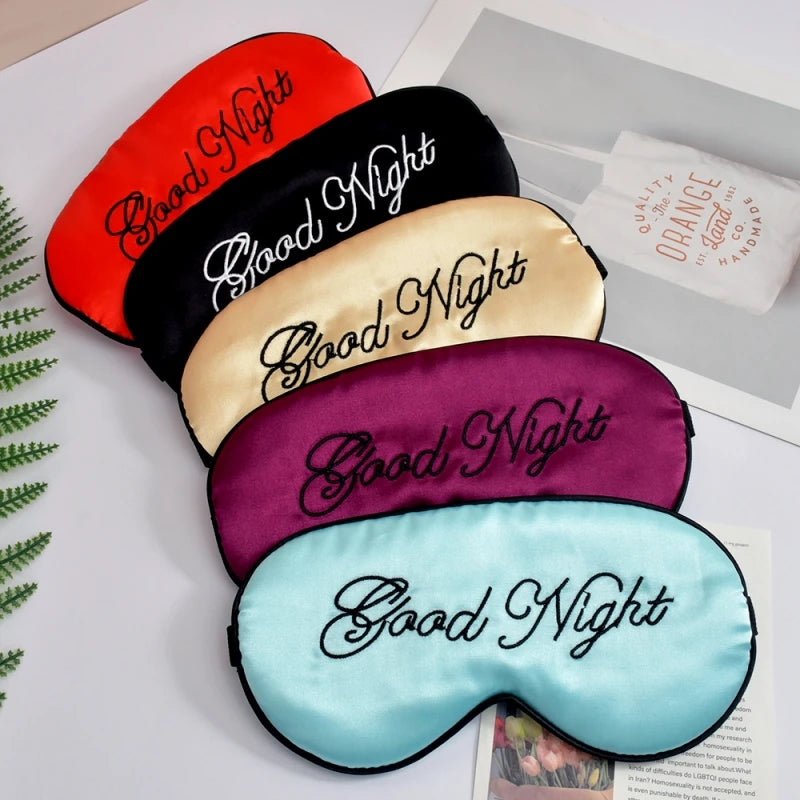 Silk Embroidered Sleep Mask — My Night Cocoon