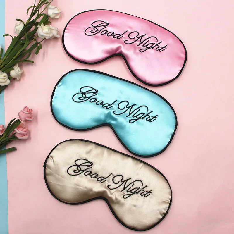 Silk Embroidered Sleep Mask — My Night Cocoon